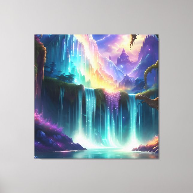 Toile Lac Cascade Color Spectrum (Recto)