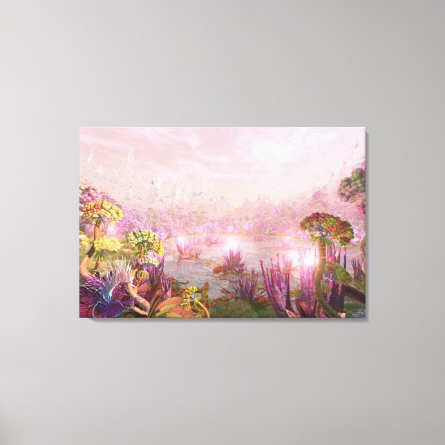 Toile Lac Celestal - par Jurgen Ziewe (Recto)