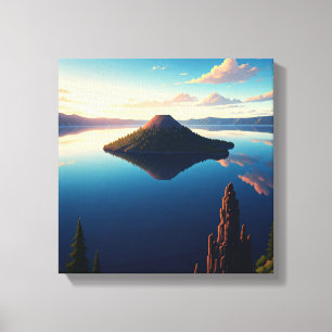 Toile Lac Crater Oregon