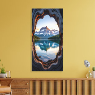 Toile Lac de montagne
