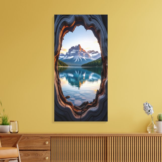 Toile Lac de montagne (Insitu(Salon))