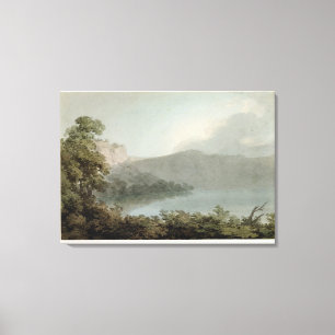 Toile Lac de Vico entre Rome et Florence, 1783 (grap