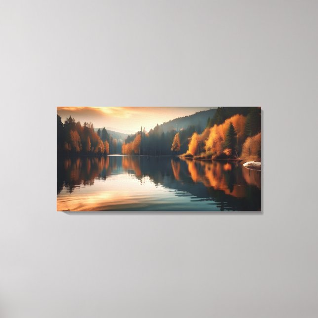 Toile Lac en automne (Recto)