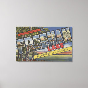 Toile Lac freeman - grandes scènes de lettre