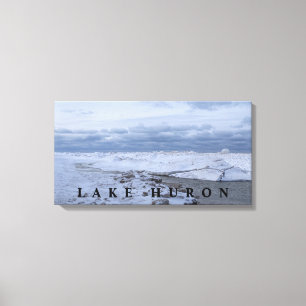 Toile Lac Huron Winter