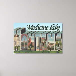 Toile Lac medicine, Montana