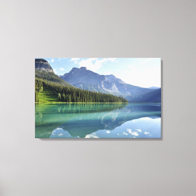 Toile Lac Miroir – Montagne réfléchie Calme (Recto)