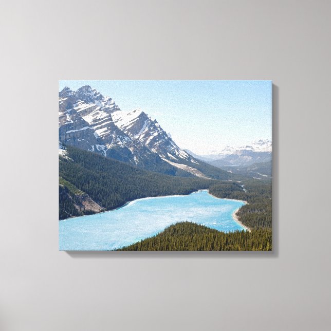 Toile Lac Peyto - Parc national Banff, Alberta, Canada (Recto)