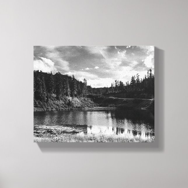 Toile Lac Picture dans les North Cascades (Recto)