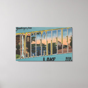 Toile Lac Skaneateles, New York - grandes scènes de