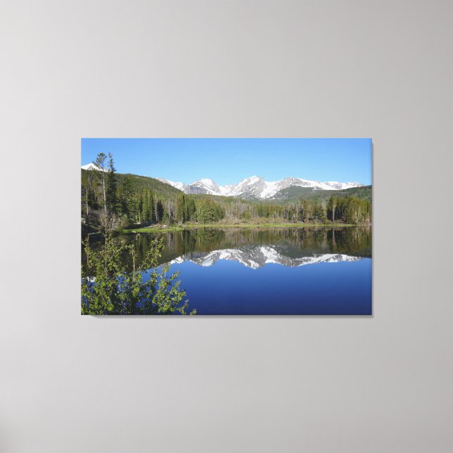Toile Lac Sprague I dans le parc national de Rocky Mount (Recto)