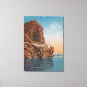 Toile Lac Tahoe, CA - Rocher de la grotte depuis la vue