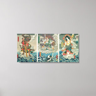 Toile L'acteur Ichikawa Ebizo V comme la divinité Fudo M