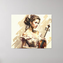 Lady avec Violon