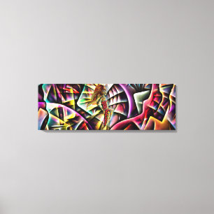 Toile Lady Fractal l'Abstraite Princesse de Terre Fracta