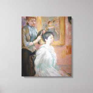 Toile Lady Styling Cheveux de fille (par Berthe Morisot)