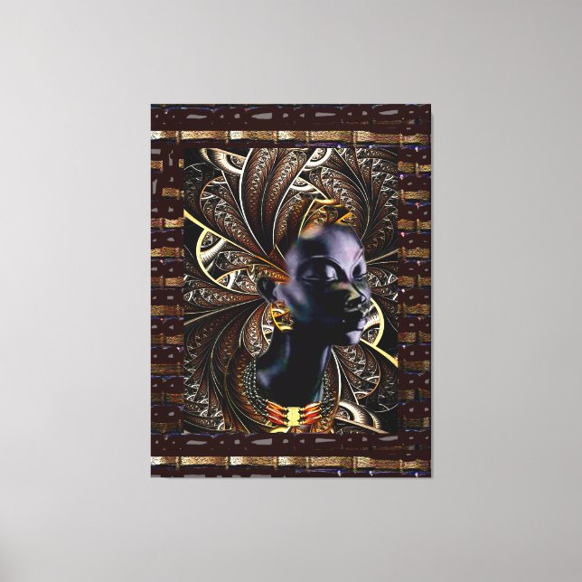 Toile L'Afrique mère (Recto)