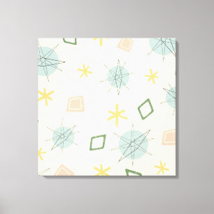 Toile L'Âge Atomique Planète Art