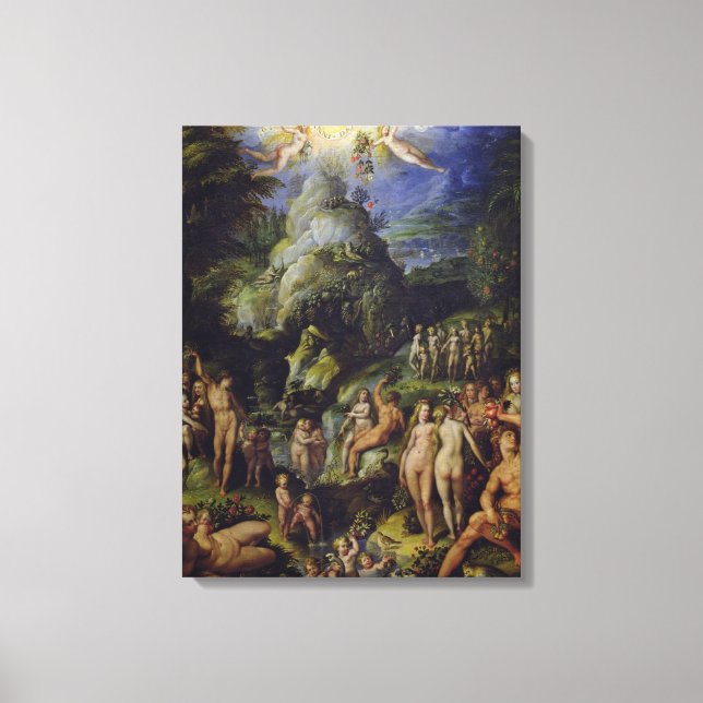 Toile L'âge d'or, vers 1570 (huile sur panneau) (Recto)