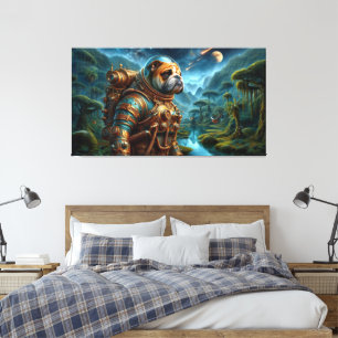 TOILE L'ÂGE DU CHIEN À BULLE D'ACIER 4