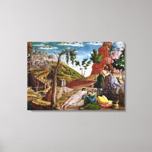 Toile L'agonie dans le jardin