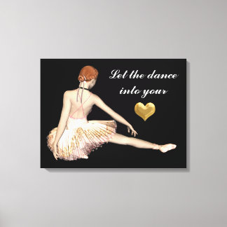 Toile Laisser Danser Dans Votre Coeur Tableaux