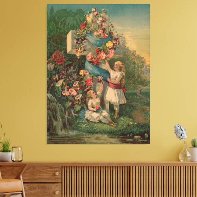 Toile Laissez les petits enfants venir à moi  (Insitu(Salon))