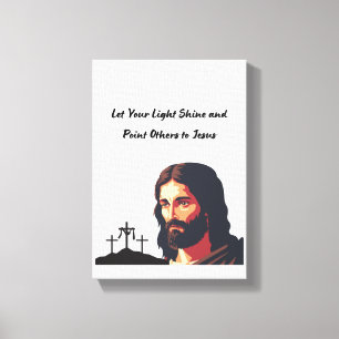 Toile Laissez votre lumière briller