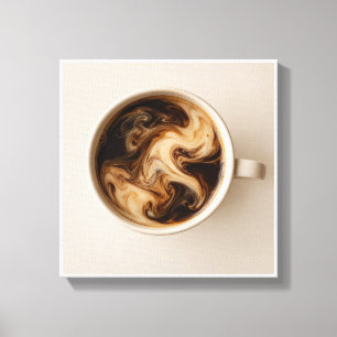 Toile Lait au Café