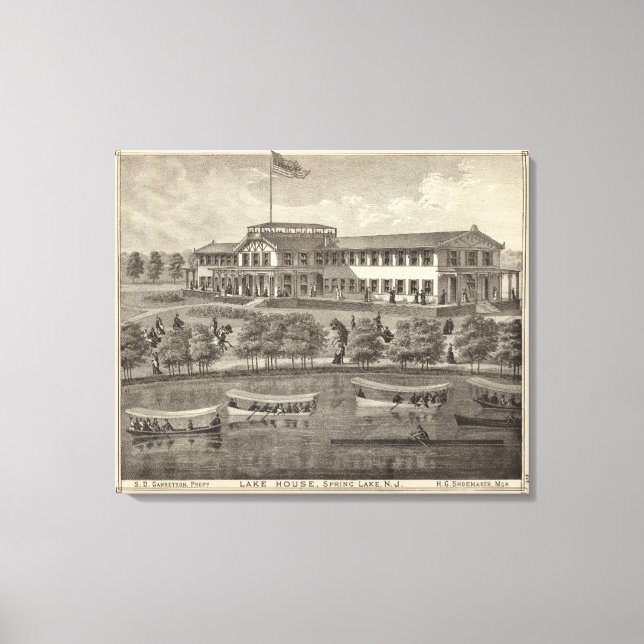 Toile Lake House, Spring Lake, NJ (Recto)