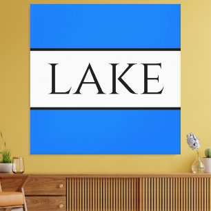 Toile LAKE Sporty Fun Bleu Bleu Bleu Bleu Bleu Bleu Blan
