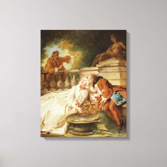 Toile L'alarme, 1723 (huile sur toile) (Recto)