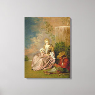 Toile L'amant timide, 1718