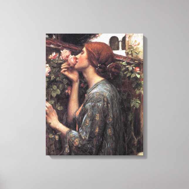 Toile L'âme du Rose (par John William Waterhouse) (Recto)