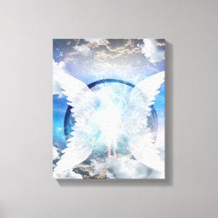 Toile L'âme humaine entre les ailes de l'ange