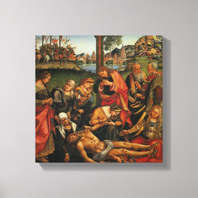 Toile Lamentation sur le Christ mort - Luca Signorelli (Recto)