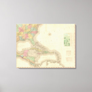 Toile L'Amérique du Nord du sud-est