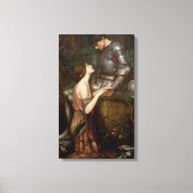 Toile Lamia and the Soldier (par John William Waterhouse (Recto)