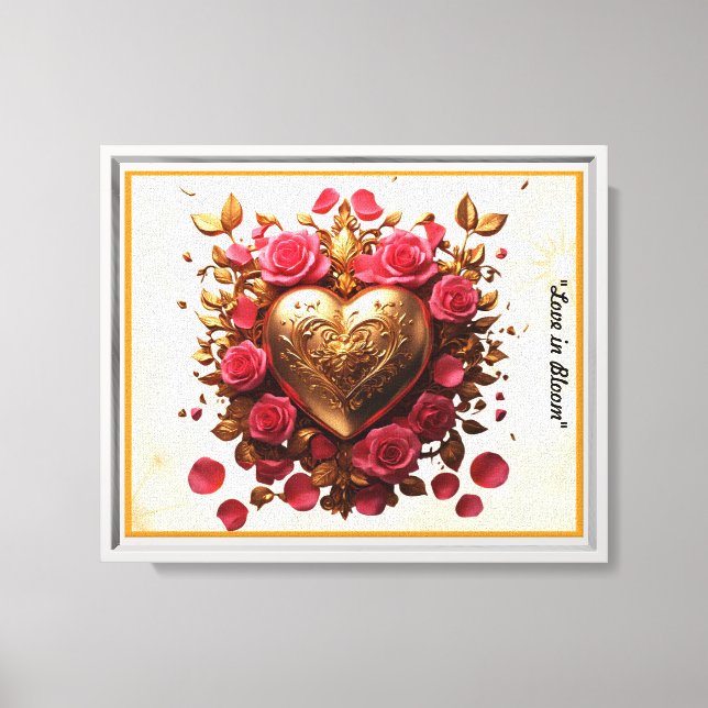 Toile "L'amour brille" (Recto)