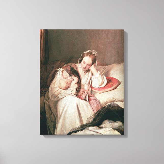 Toile L'amour d'une mère, 1839 (Recto)