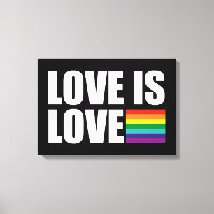 Toile L'amour est l'amour