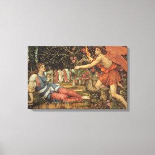 Toile L'Amour et le Maiden par John Stanhope