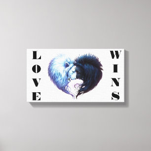 Toile L'amour gagne
