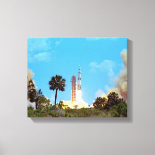 Toile Lancement de la fusée Saturn V de NASA Apollo 16