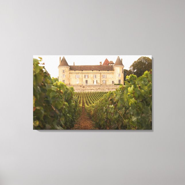 Toile L'ancien château médiéval de Rully dans la Cote (Recto)