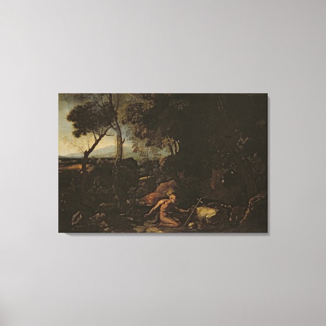 Toile Landscape with St. Jerome (Recto)