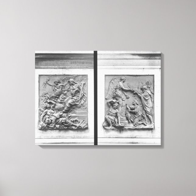 Toile L'Ange de France expulsant les hérétiques (Recto)