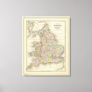 Toile L'Angleterre, Pays de Galles