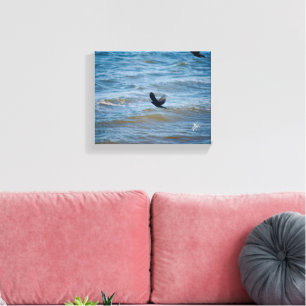 Toile Langley Waterfront Two Birds Ripple Photographie