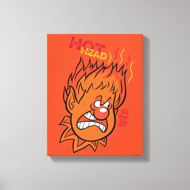 Toile L'ANNÉE SANS SANTA CLAUS™ | Tête chaude (Recto)